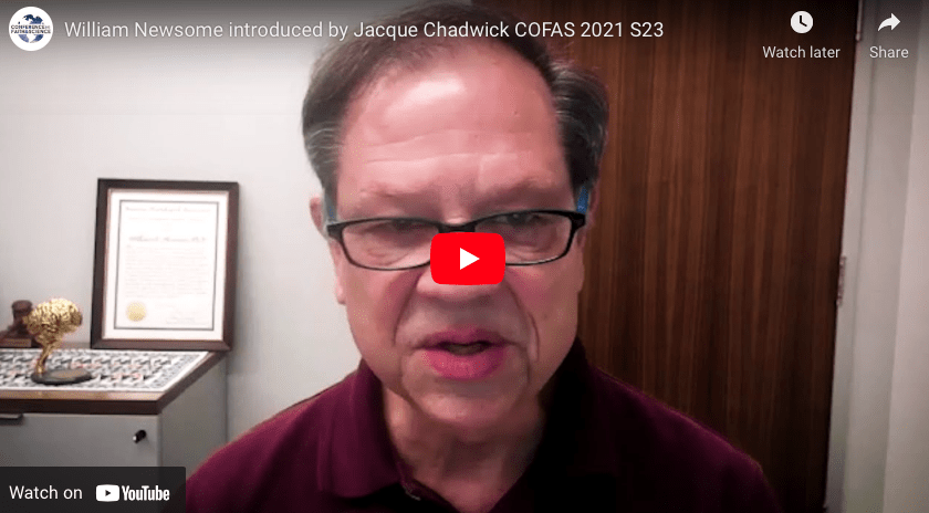 William Newsome introduced by Jacque Chadwick COFAS 2021