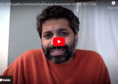 Praveen Sethupathy introduced by Pauline Komnenich COFAS 2021