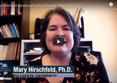 Mary Hirschfeld introduced by Ross Emmett COFAS 2021